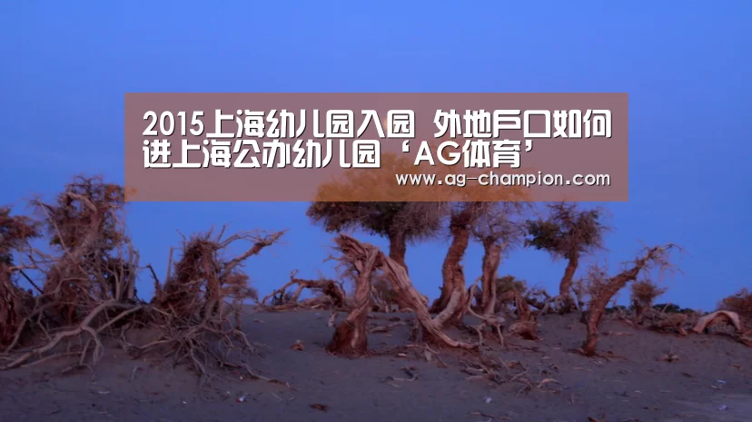 2015上海幼儿园入园 外地户口如何进上海公办幼儿园‘AG体育’(图2) AG篮球